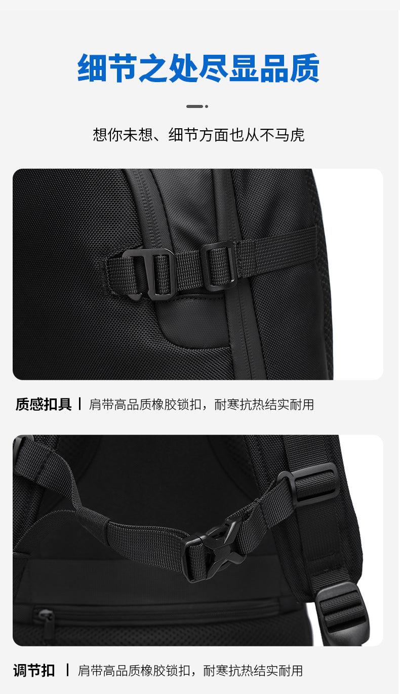 Business Backpack Computer School Bag for Men Students High Appearance Lightweight Waterproof Oxford Cloth Large Capacity Commuter Backpack