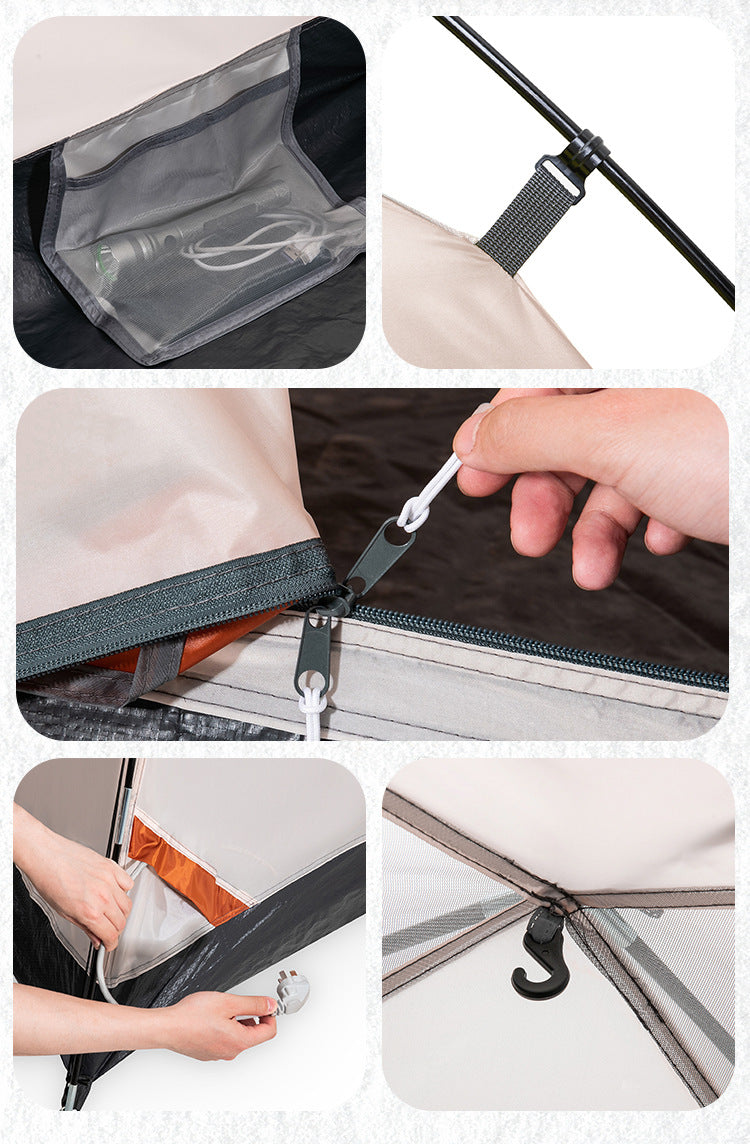 Jituo Tent Park Tent Children's Indoor Beach Camping Portable Rainproof Outdoor Tent Camping Double Person