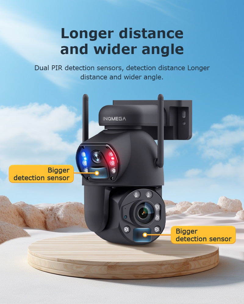 4G Solar Camera Smart HD Laser Night Vision Dual Lens36Optical Zoom Surveillance Intelligent Monitoring