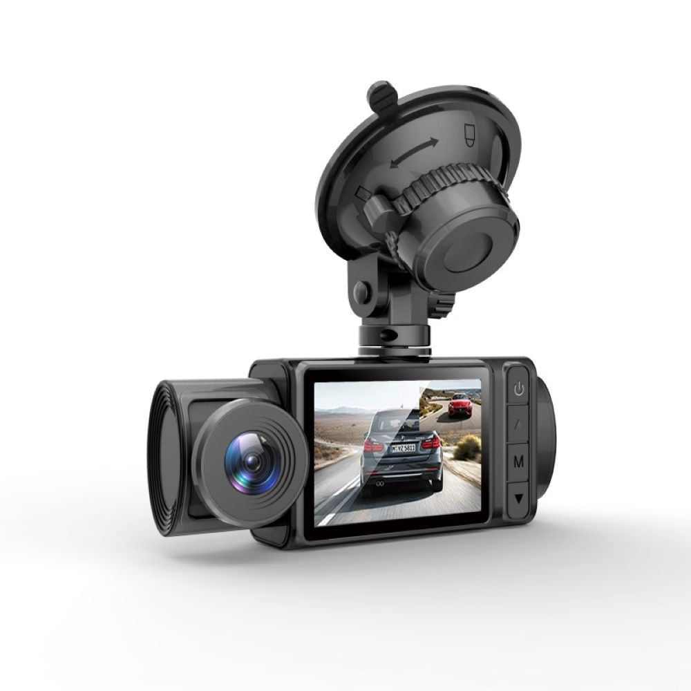 S11New three-lens dashcam2Inch Hd1080P Simultaneous Recording of Front, Interior, and Rear of the Vehicle