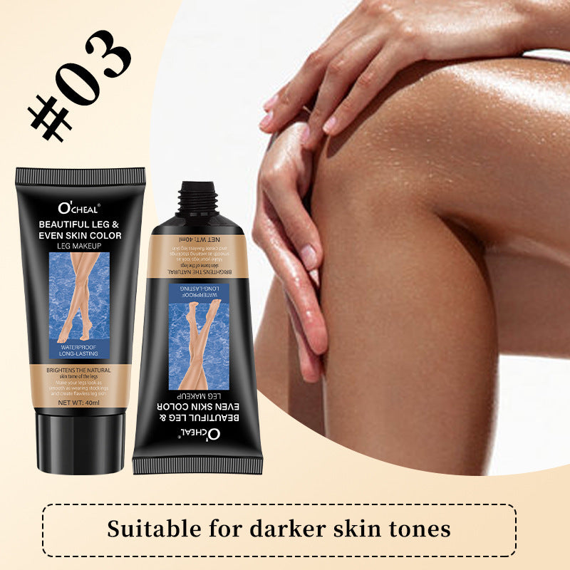 Makeup European and American Concealer Leg Cream Waterproof Even Skin Tone Tanning Cream Stocking Cream Leg Care Moisturizer