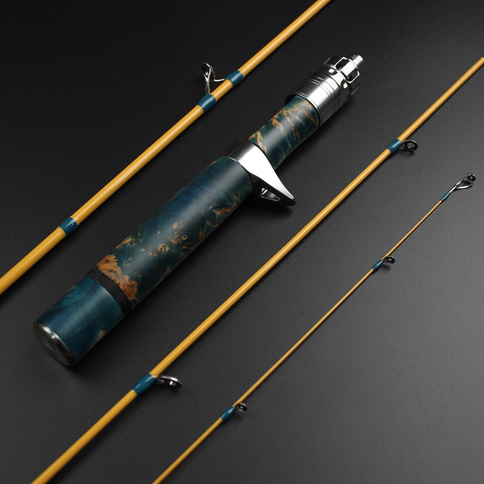 1.4Ultra-light Stream Casting Rod, Soft and Lightweight, Easy to Carry, Four-section Lure Rod for Bass and Panfish Fishing