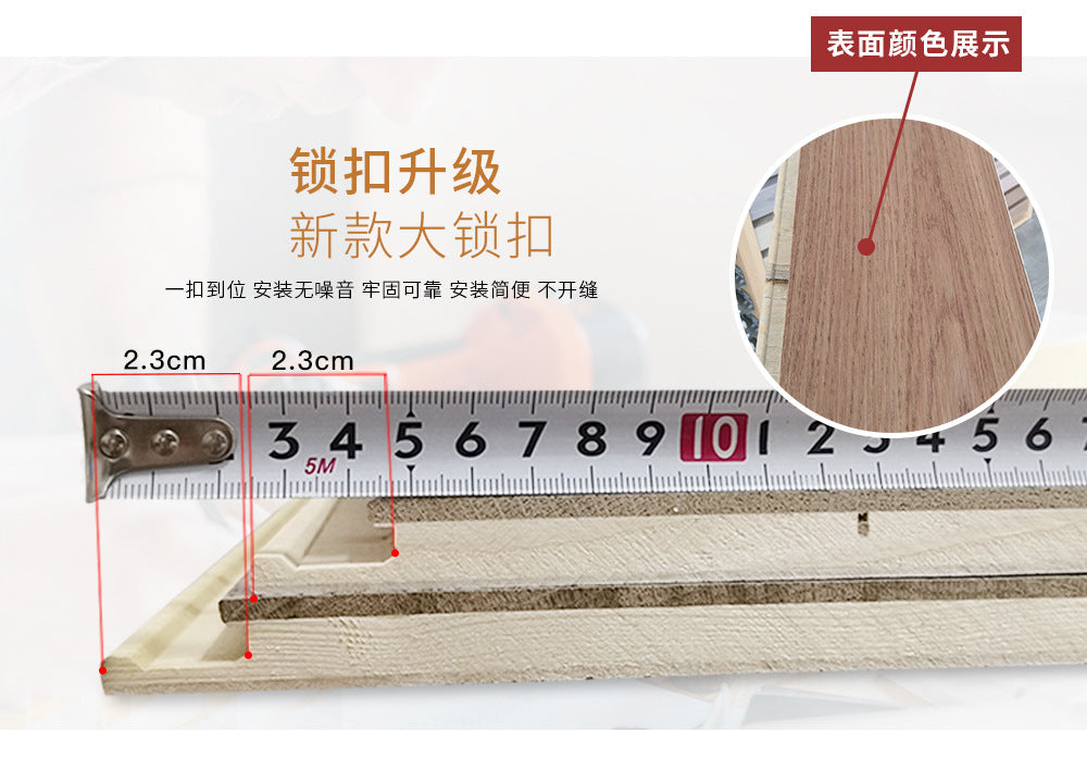 Door-to-Door Installation Old Three-Layer Large Board Pure Three-Layer Solid Wood Floor Oak Log3.0-4.0mm Underfloor Heating