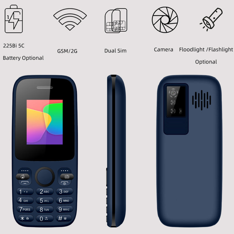 Mobile Phone529Elderly Phone with Buttons, Straight-Board Function, Loud Volume, Large Screen, Wholesale for Overseas