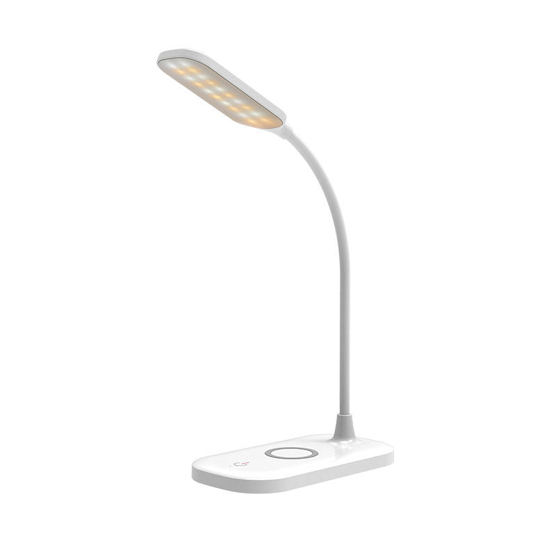 Multifunctional Desk Lamp for Bedroom and Office, Reading Desk Lamp with Three-Level Smart Adjustment, Wireless Charging for Mobile Phones, Eye Protection Desk Lamp