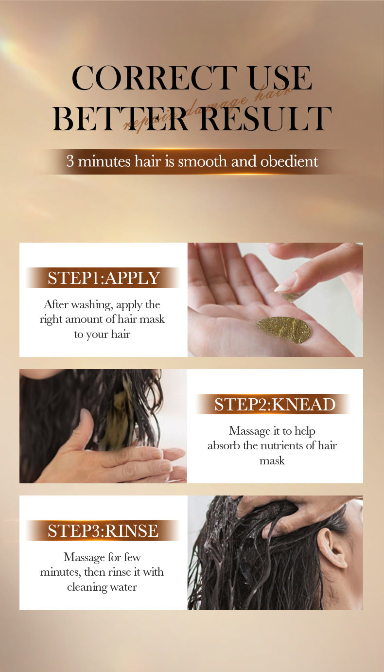 Batahana Nourishing Hair Mask SADOER Soothing and Moisturizing Conditioner Sachet Cross-Border Wholesale