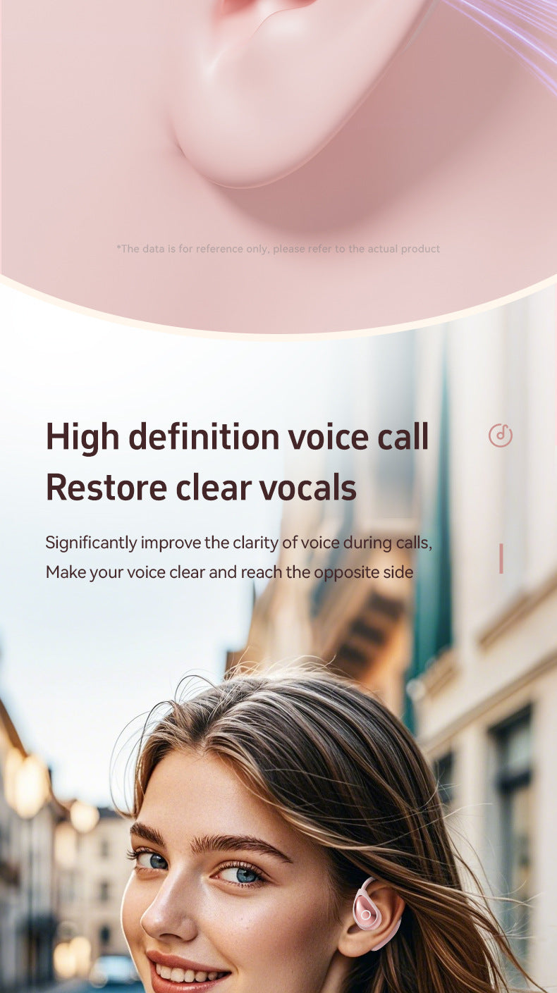 New M95Creative Electroplating OWS Bluetooth earphones non-in-ear over-ear high appearance value long battery life wireless earphones