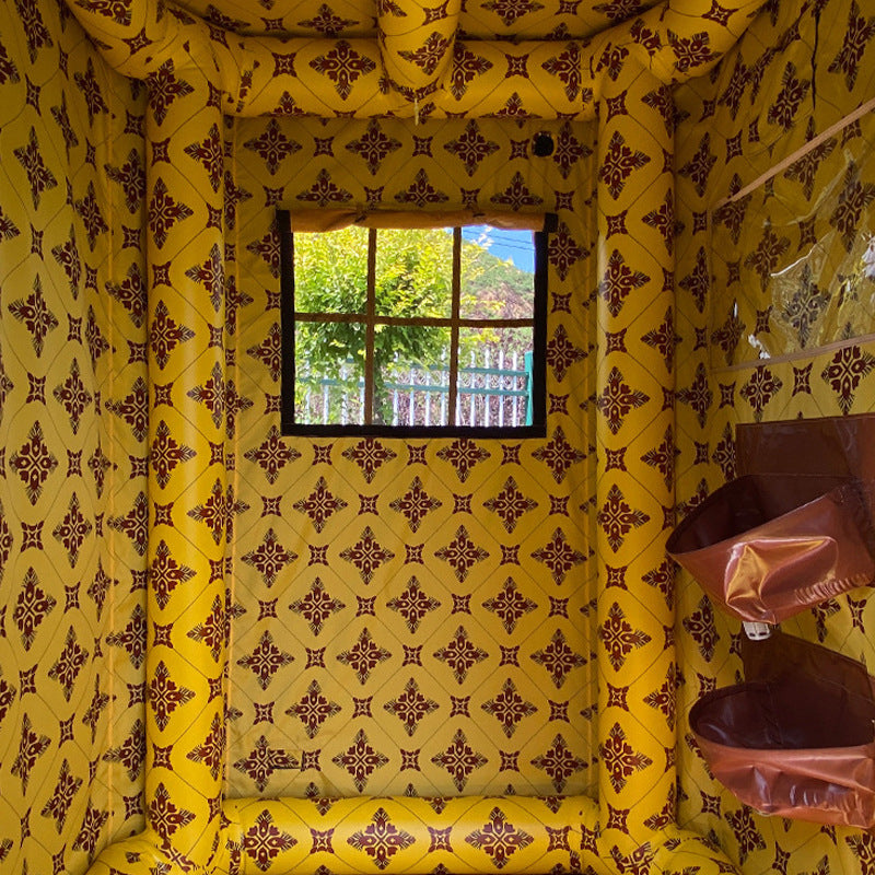 Middle East Inflatable Tent Outdoor Portable Mobile Toilet Tent Rainproof Dustproof Arabian Camping Tent