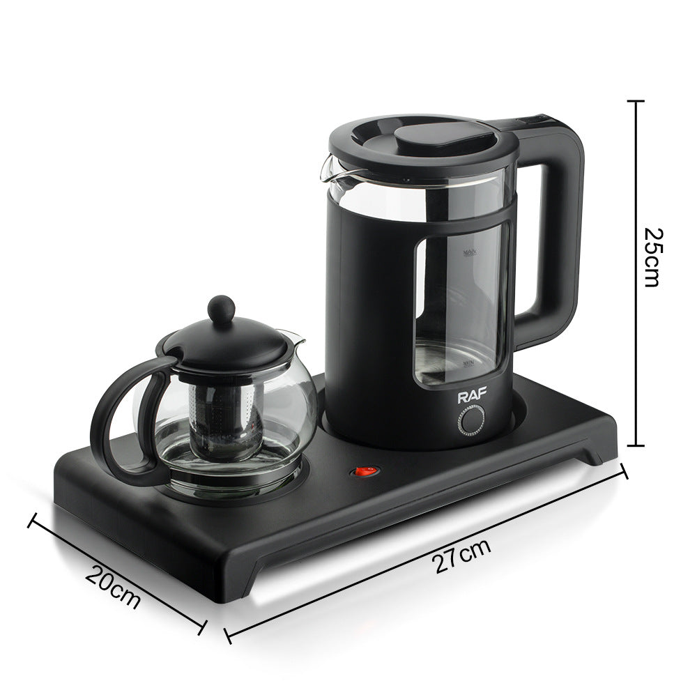 RAF European Standard Tea Set Electric Kettle1.8L+0.6L Insulated Electric Kettle Tea Set Tray