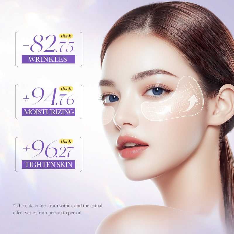 Hyaluronic Acid Microcrystalline Eye Wrinkle Patches SADOER Reduce Eye Fine Lines Eye Mask Cross-Border Wholesale