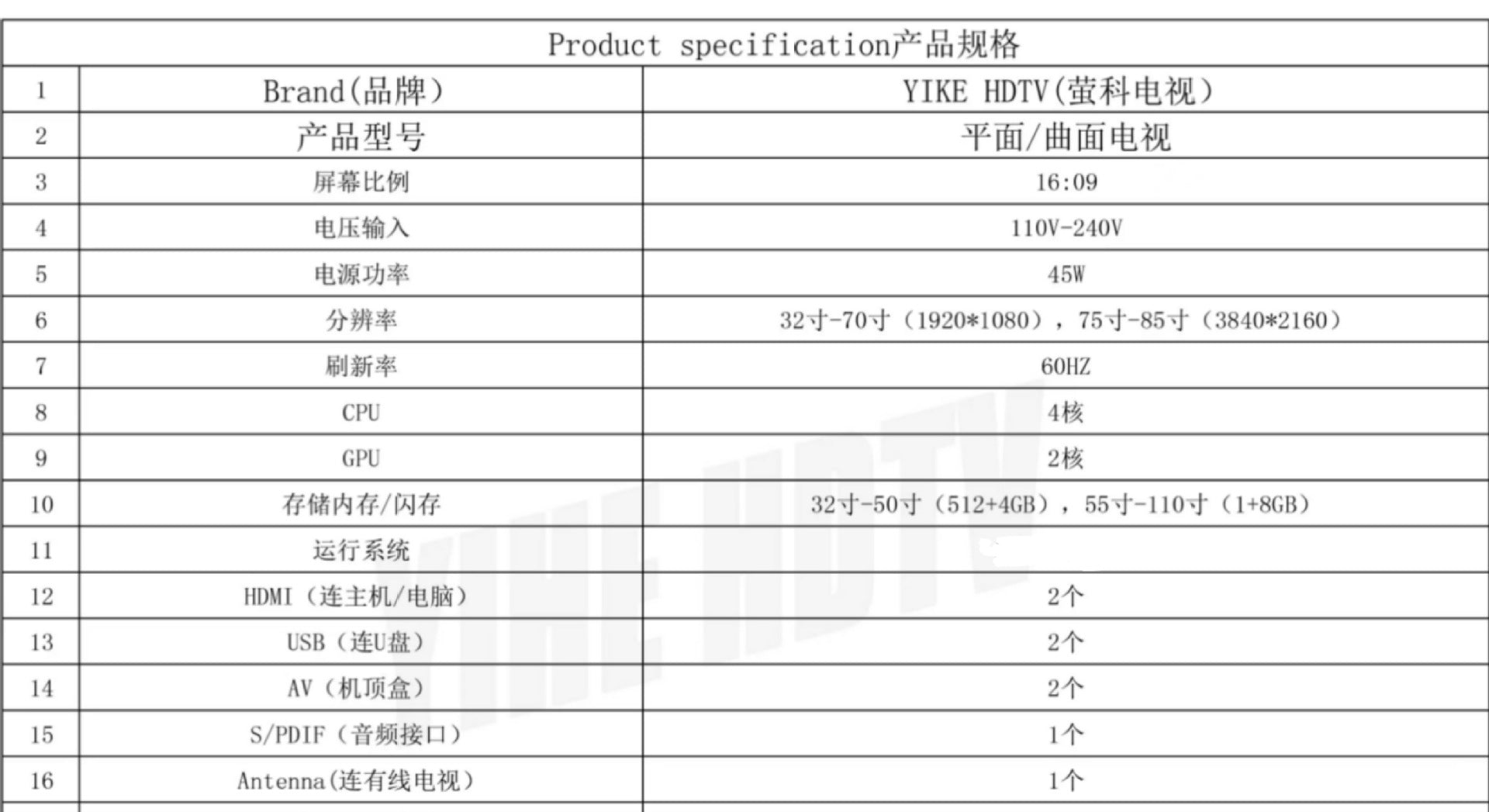 Foreign Trade Television32Inch50Inch55Inch65Inch Intelligent Network smart tv