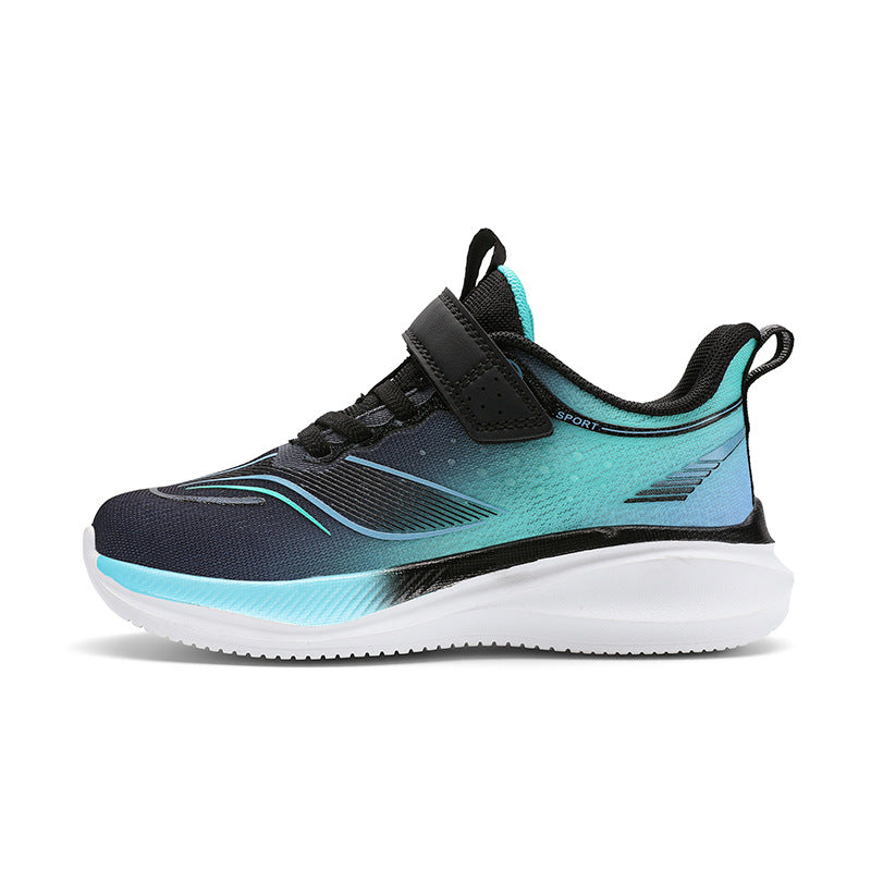 Children's Ultra-light Shock-absorbing Anti-slip Running Shoes Spring and Summer Medium and Large Children's Mesh Breathable Sports Shoes Children's Shoes Breathable Shock-absorbing