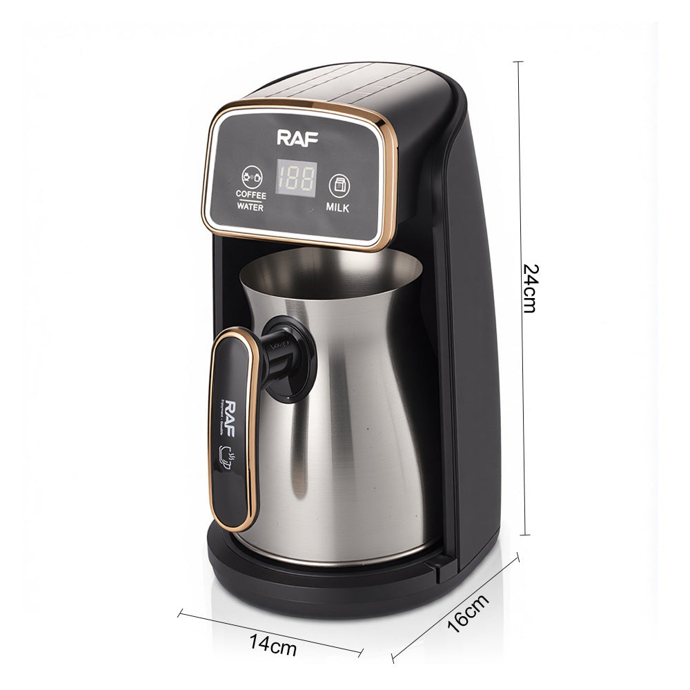 RAF Home Heating Stainless Steel New Turkish Coffee Pot Portable Office Coffee and Tea Maker R156