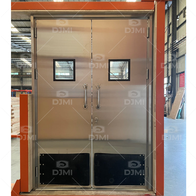 High Quality Stainless Steel Door Customized Fire Rated Stainless Steel Door Modern Design Kitchen Door for Hotel / Restaurant