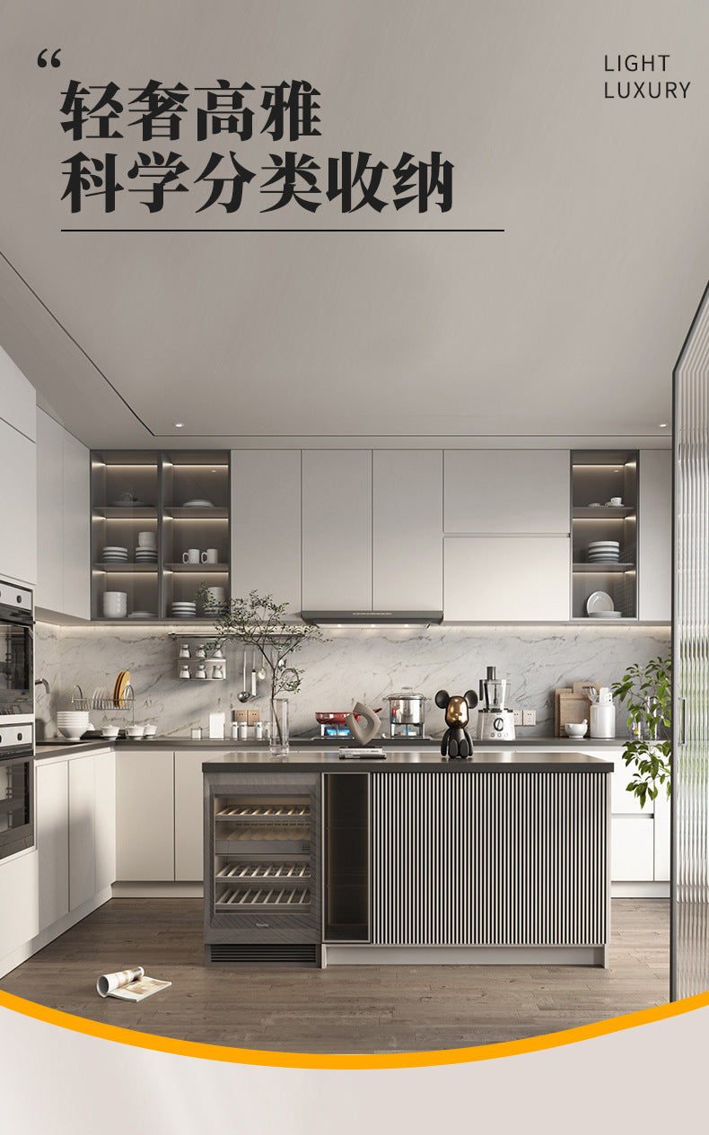 Qian Nian Zhou Whole House Custom Cabinet Factory Foshan Custom Wanhua Hexiang Board Wardrobe Wine Cabinet Balcony Cabinet Furniture Factory