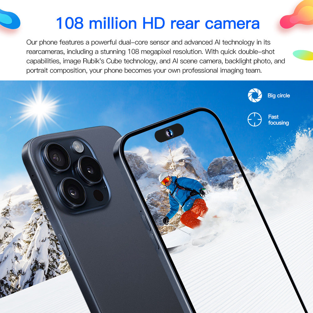 i15Pro Max Android Smartphone 7.3Extra-large Screen16+1T(Popular)