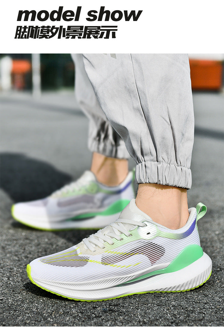 Sports Shoes2025Summer new men's shoes breathable mesh shoes soft sole lightweight running shoes shock-absorbing sports shoes