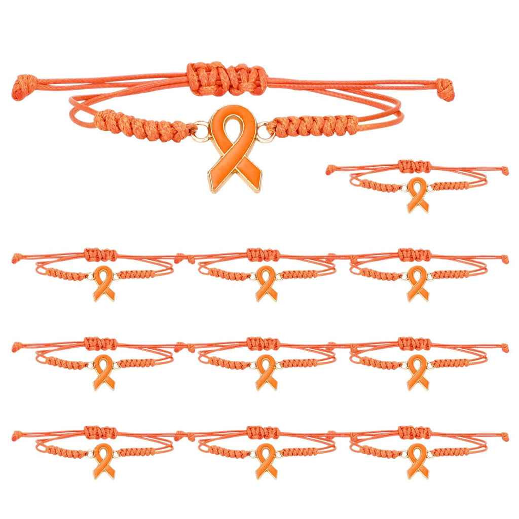 Diamond Knot Braided Bracelet Set Care Day Handmade Woven Ribbon Bracelet Women's Health Friendship Braided Bracelet