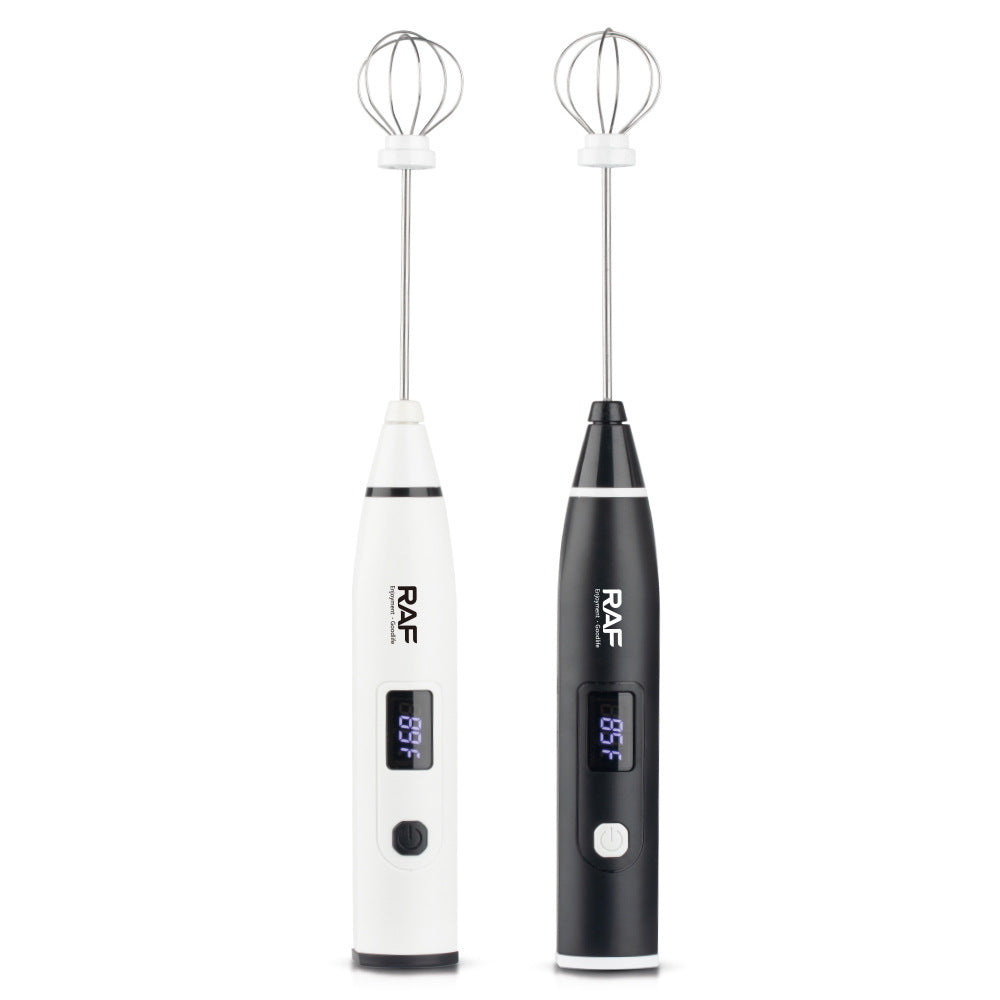 RAF EU Standard Electric Egg Beater Household Handheld Egg Beater Cream Whisk Portable Compact