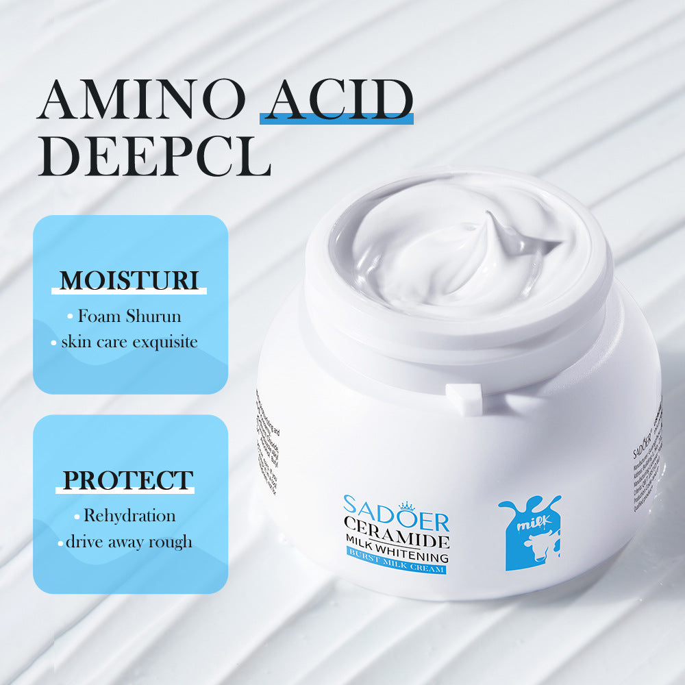 Breast Enhancement Cream120g SADOER Milk Whitening Hydrating Moisturizing Face Cream Cross-Border Wholesale