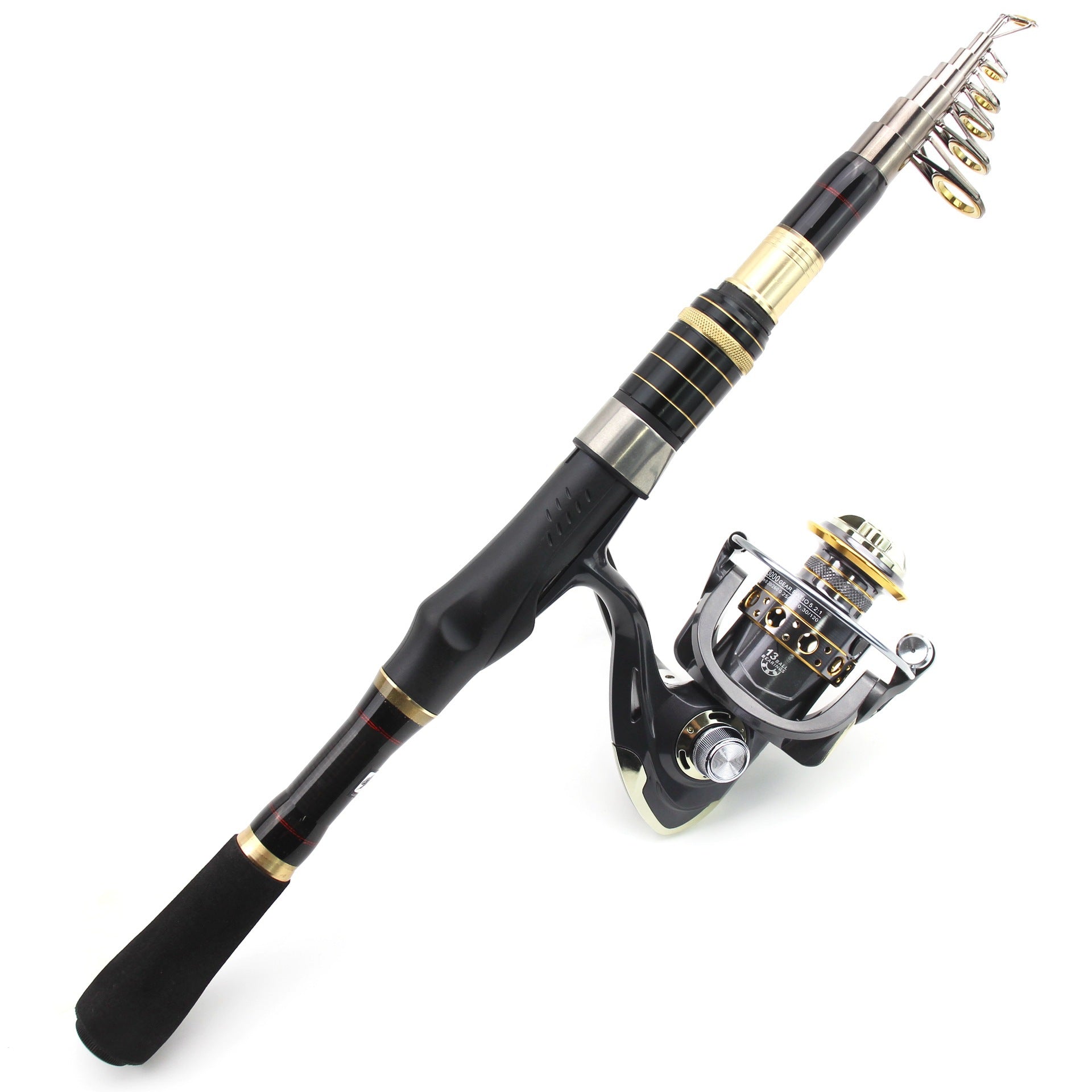 2.1Mi Xiao Hai Rod Set Ultra Short Telescopic Fishing Rod Spinning Reel Combo Amazon FBA Overseas Warehouse Fishing Gear