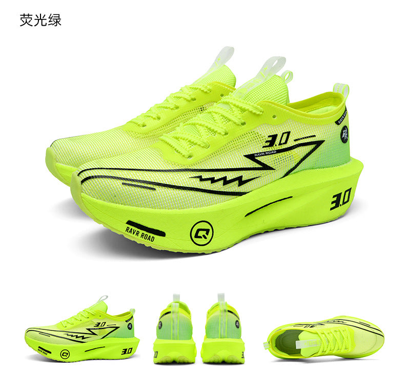 Summer New Hollow Breathable Lightweight Casual Sports Shoes with Super Soft Sole Carbon Plate Cushioning and Rebound for Fitness and Running