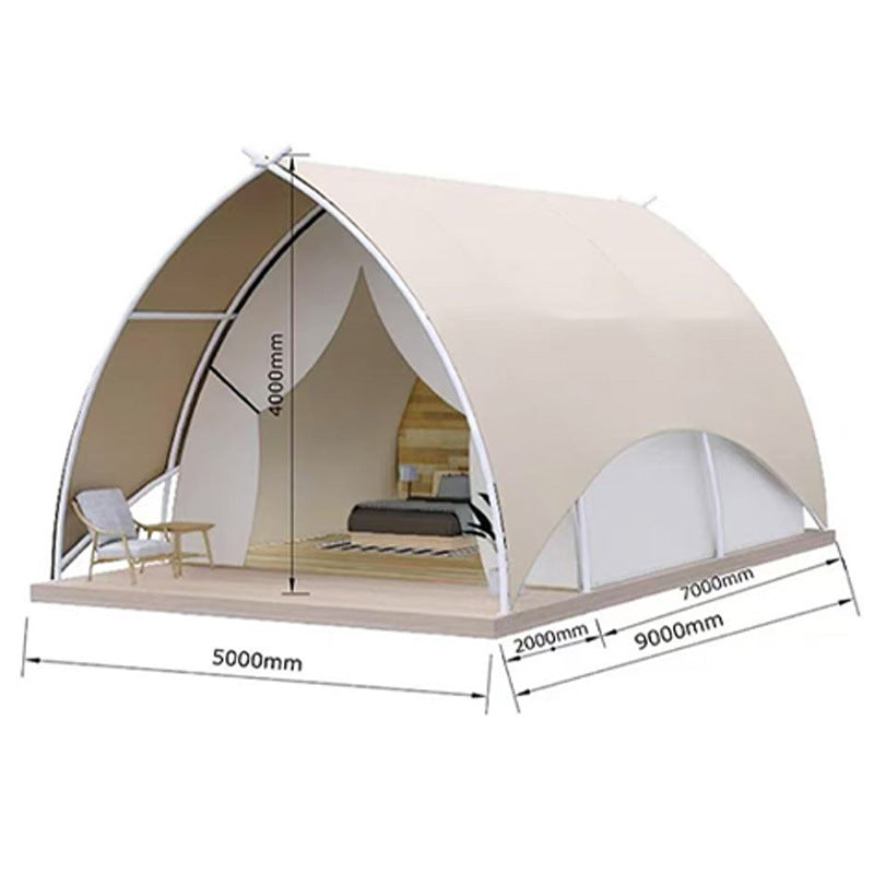 Outdoor Camping Sailboat Tent Resort Luxury Camping Tent Large Homestay Light Luxury Hotel Boat-shaped Tent