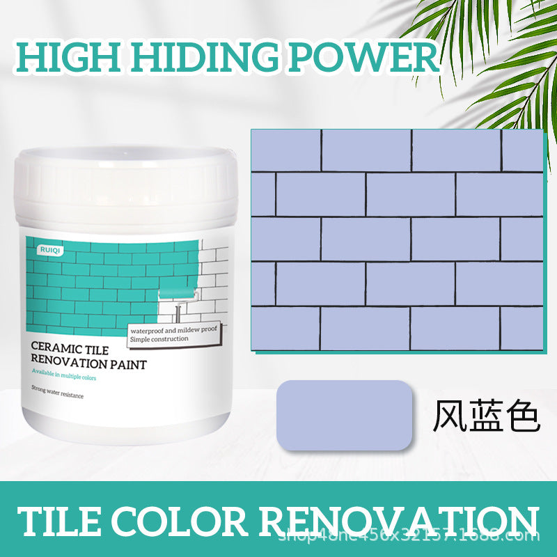 Tile Paint Bathroom Kitchen Floor Tiles Wall Tiles Marble Renovation Color Change Paint Wear-resistant Glass Color Change Paint