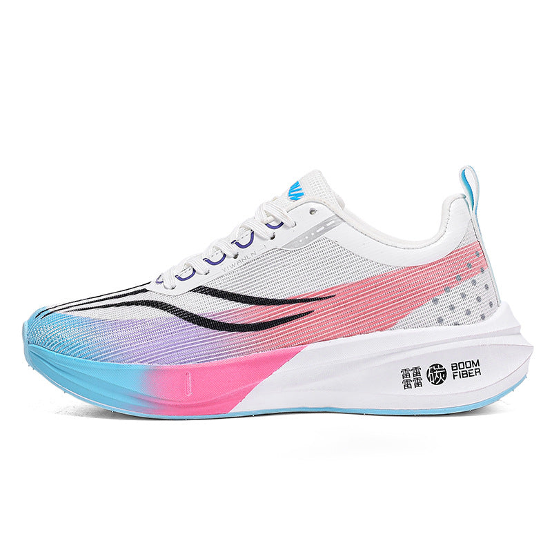 2025Spring and Summer New Style Flying Electric4C Professional Racing Shock Absorption Casual Non-slip Sports Shoes Ultra-light High Elasticity Men and Women Running Shoes