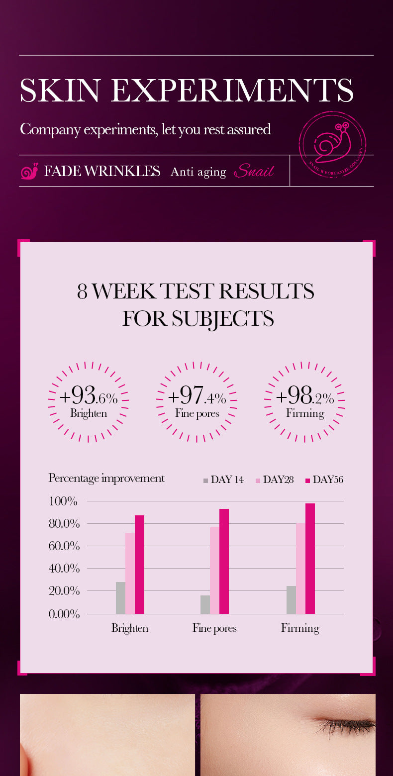 Snail Essence SADOER Collagen Delicate Moisturizing Hydrating Nourishing Cross-Border Wholesale