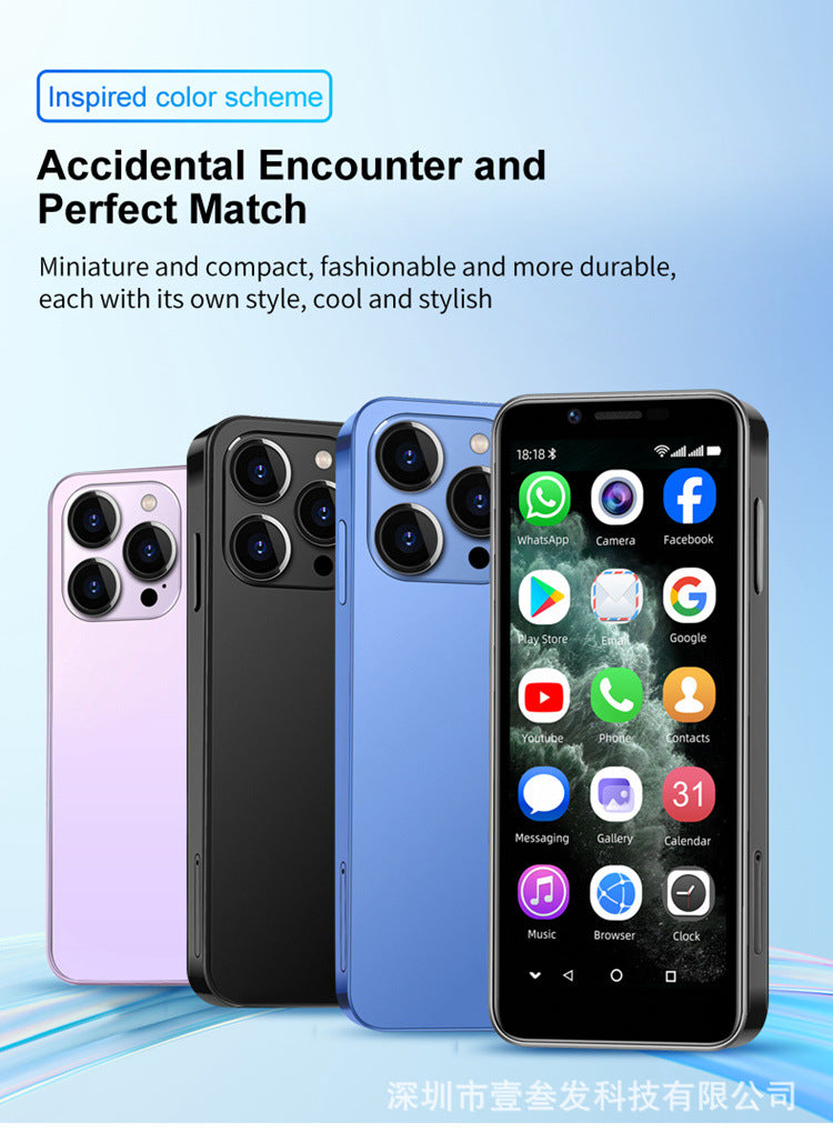 Popular XS15pro Specially designed for smartphones 4inch dual sim mini smartphone android4G Small phone