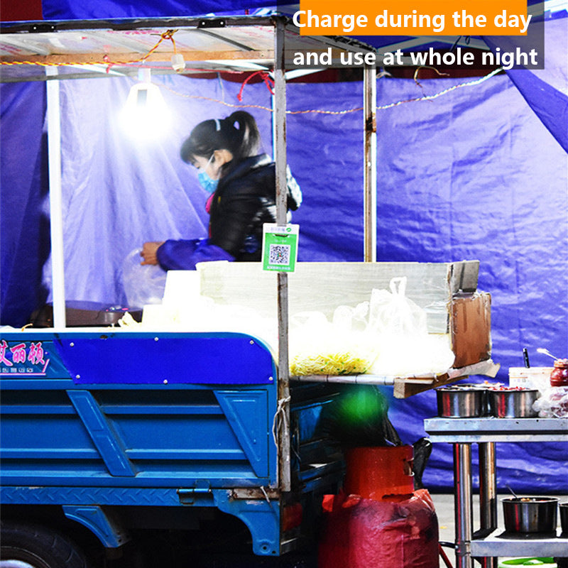 New tent light solar rechargeable bulb light for outdoor camping LED Tent light Portable Emergency Light