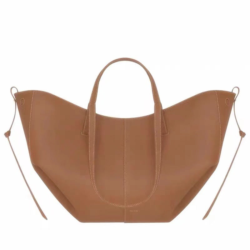 Trendy European and American Style Pleated Mother-Daughter Bag for Women with Wings, Tote Bag, Laptop Bag, Handbag, Shoulder Bag, Crossbody Bag, Underarm Bag