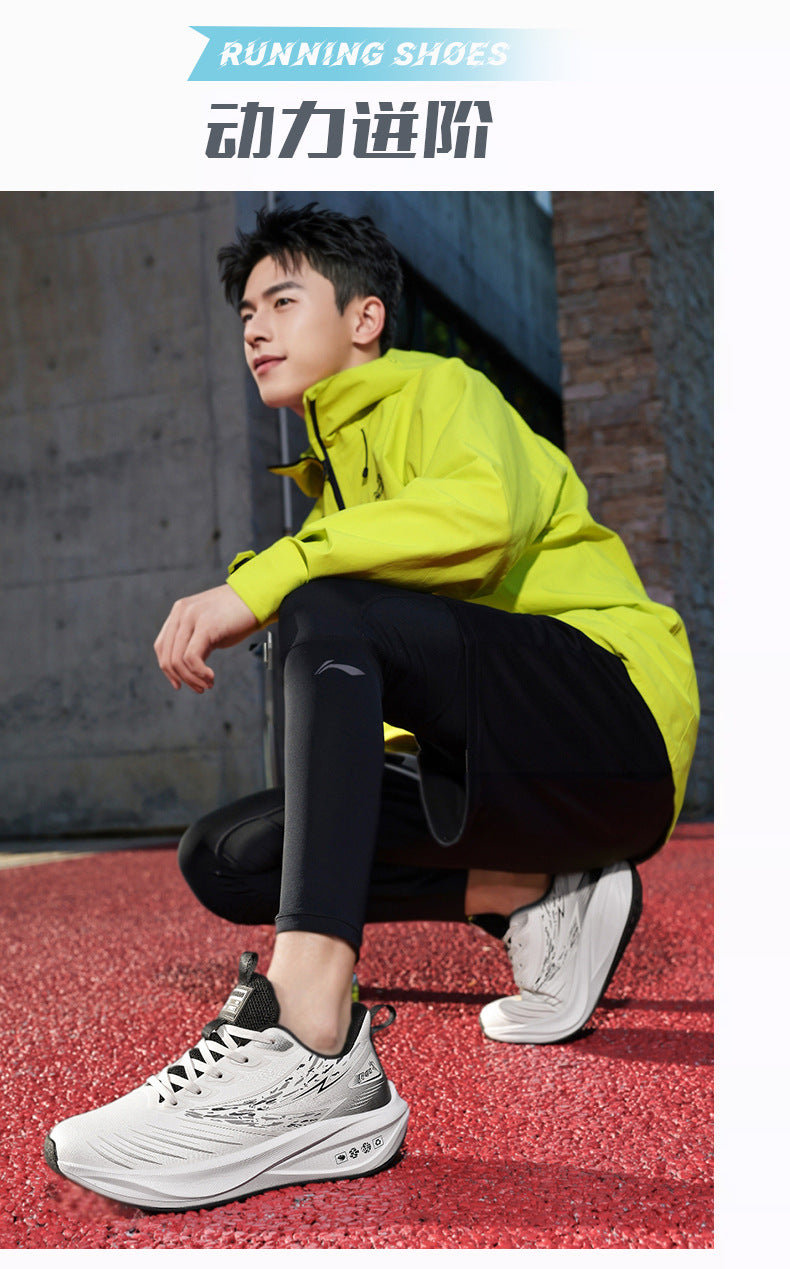 Youth Ultra-Light Soft Sole Running Shoes Leather Waterproof Comfortable Casual Fashion Men's Shoes Non-Slip Wear-Resistant Sports Shoes