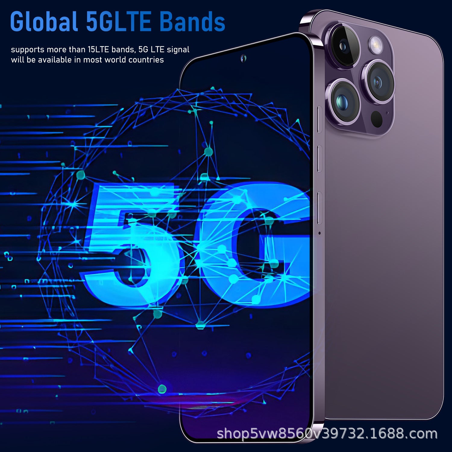 Hot-Selling Mobile Phone i15 ProMAX Large Screen16+1T Source Intelligent In-stock Manufacturer