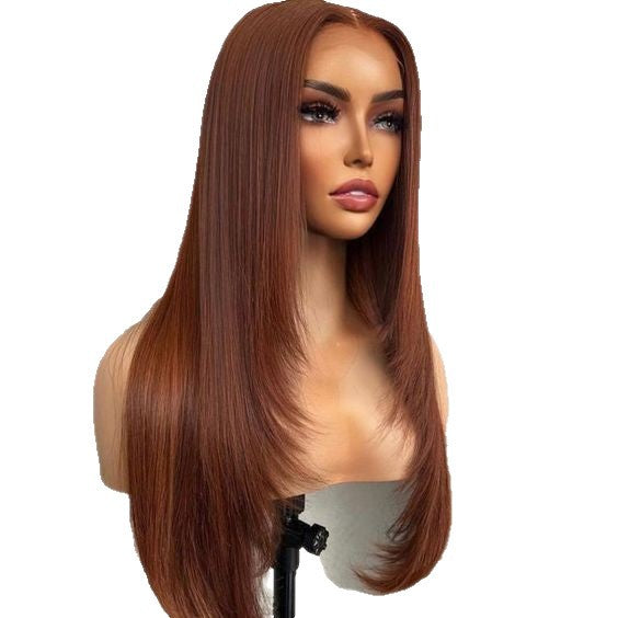 No Shedding No Tangle Straight Layers Lace Front Wig