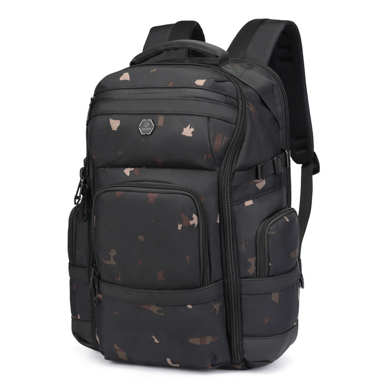 Business Backpack Men's Large Capacity Waterproof Computer Bag Multifunctional commuter backpack with a simple and sophisticated feel