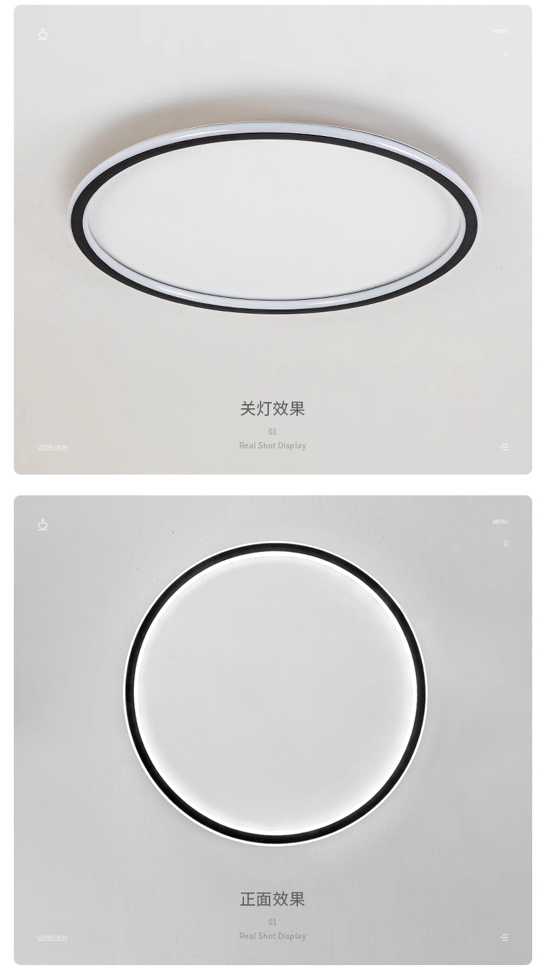 Master Bedroom Light Simple Modern Creative Round New Style Living Room Ceiling Light Nordic Personality Warm Romantic Room Light