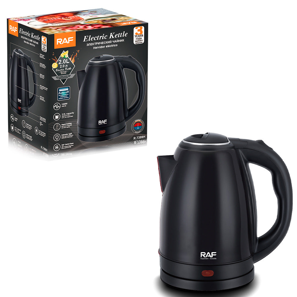 RAF European Standard Double-layer Anti-dry Boiling Kettle for Kitchen2L Health Kettle Fast Electric Kettle R .7399