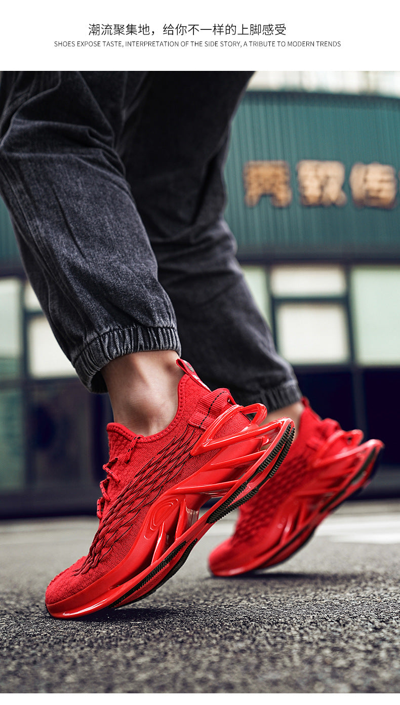 2025Spring and Summer New Large Size Men's Sports Running Shoes Versatile Student Blade Shoes Casual Trendy Shoes for Men