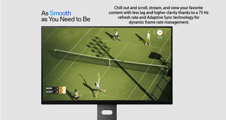 24inch Full HD LCD Monitor LED Backlight IPS Panel strip USBType-C 18W Charging