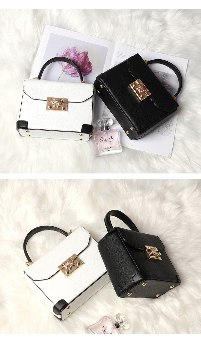 2024New Women's Small Square Bag Fashion Simple Shoulder Crossbody Bag Chain Bag Direct from Manufacturer