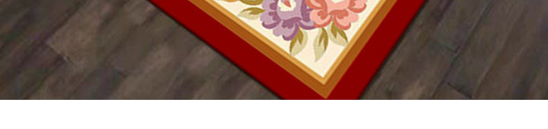 Crystal Velvet Carpet Full Coverage Chinese Style Living Room Sofa Coffee Table Rug Same Style Bedroom Wear-resistant Non-slip Rug
