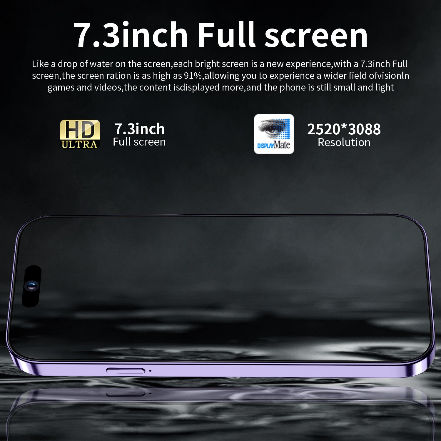 Specially designed for smartphones I15ProMax Super Large Screen16+1T Factory Direct Wholesale(Popular)