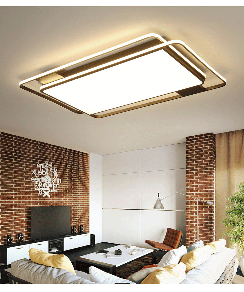 Wholesale led Ceiling Lamp Simple Modern Elegant Home Bedroom Living Room Light2025New Year's Rectangular Light Fixture