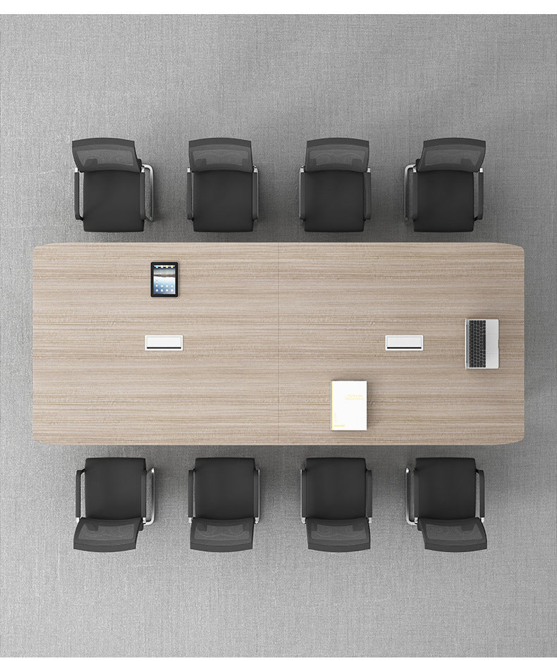 Conference Table Long Table Simple Modern Meeting Room Table and Chair Set Small Negotiation Training Table Long Office Desk Furniture