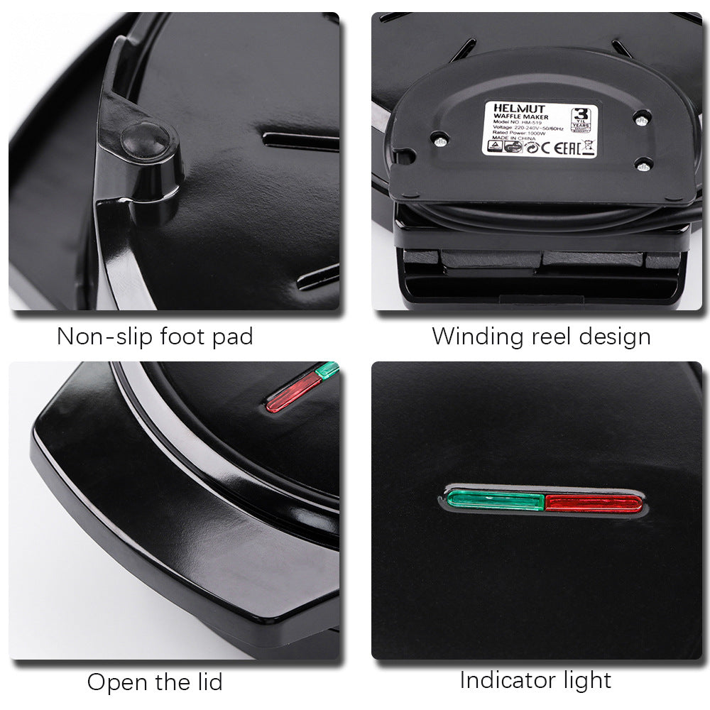 RAF Household Mini Electric Waffle Maker Portable Breakfast Egg Waffle Maker Sandwich Maker