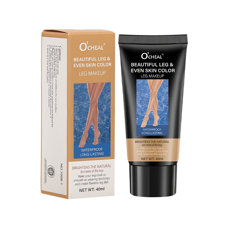 Makeup European and American Concealer Leg Cream Waterproof Even Skin Tone Tanning Cream Stocking Cream Leg Care Moisturizer