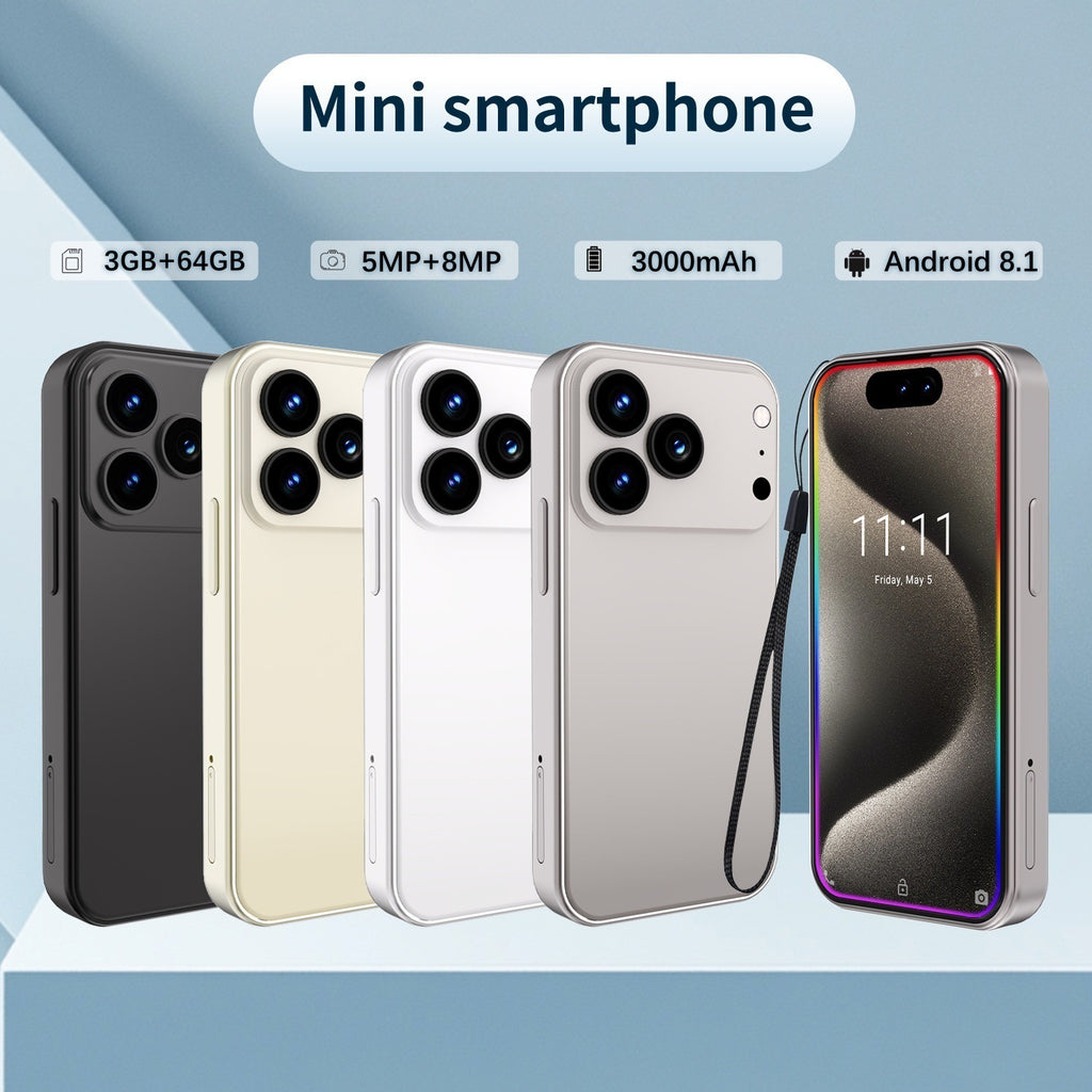 Export Mini 17promax New Mini Phone Android Smart Google Store4.0Inch3G