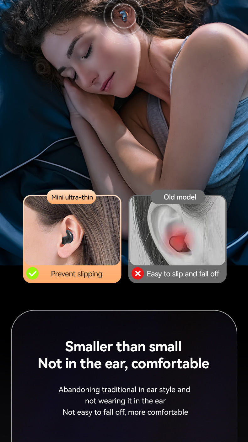 Popular M52Sleep-Specific Side-Sleep Bluetooth Earphones TWS Wireless Mini High-Looking Wireless Bluetooth Headphones